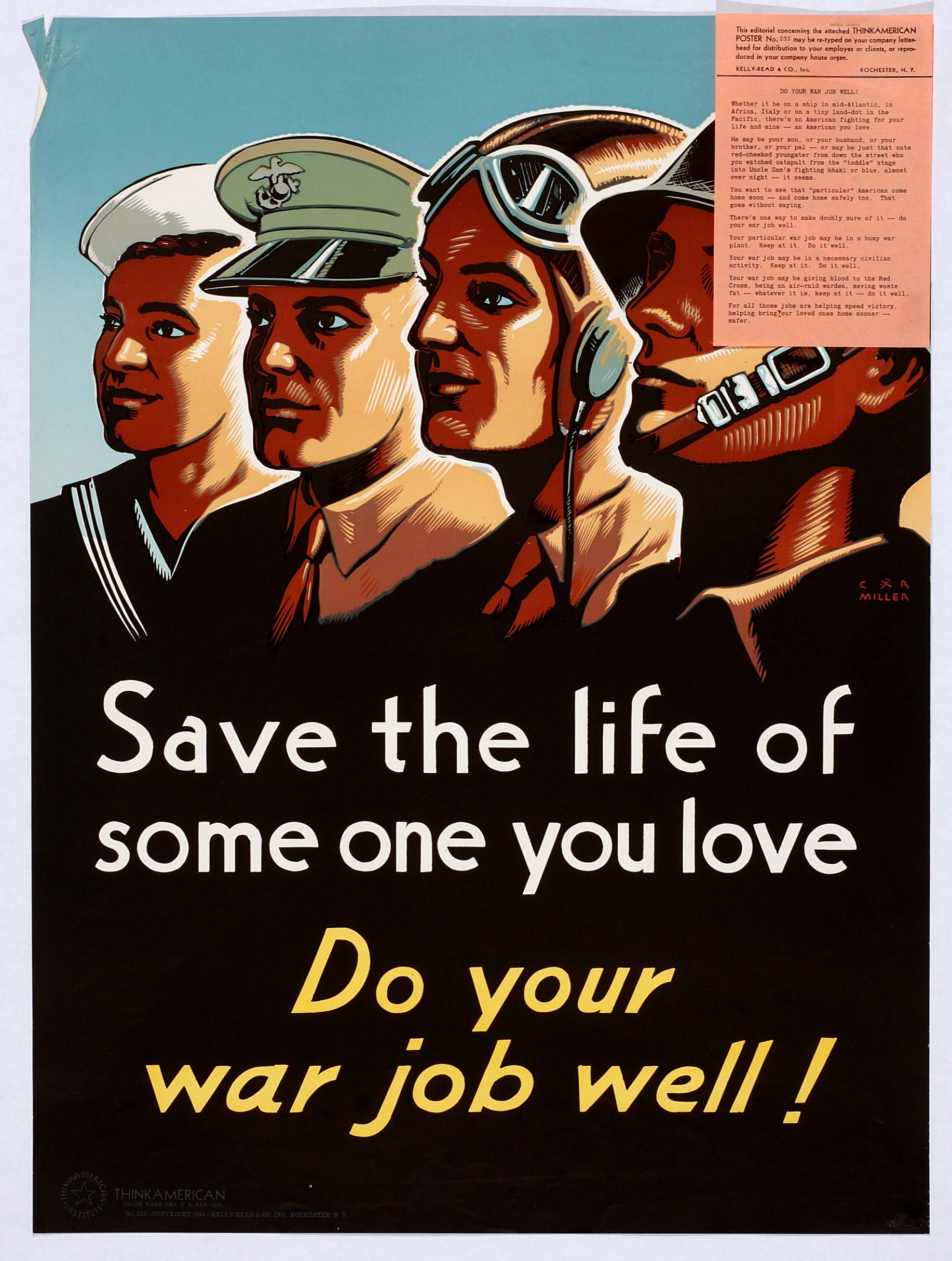 Do Your War Job Well!